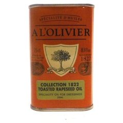 A L'Olivier Toasted Rapeseed Oil Tin 8.3oz / 6 pcs