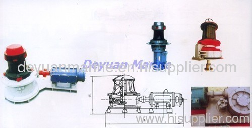 electrical anchor and mooring rope capstan