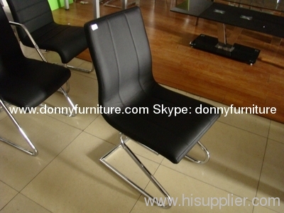 Leather dining chair