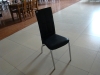 Metal leather dinig chair