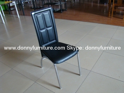 Metal chrome leg chair