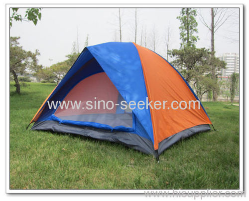double layer 3 person dome tent