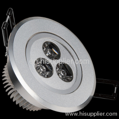 3W 80 - 110lm/w Lumens LED Recessed Downlights For Bus And Train