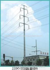 220kv double circuit pole