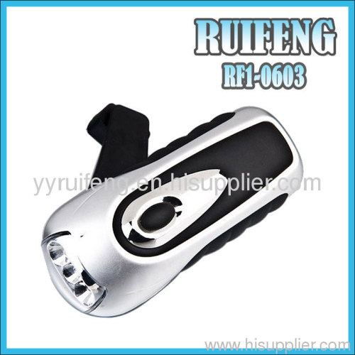 Led Crank Dynamo Flashlight LED light