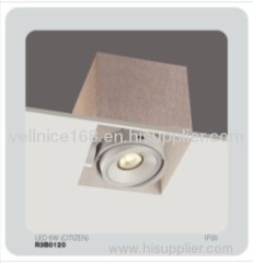 round 6watt led downlight/down lamp/light fixture cob