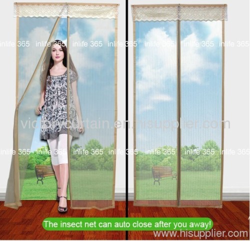 front door screen curtain