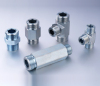 1045 steel and trivalent zinc plate Hydraulic fittings