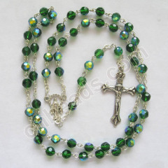 crystal birthstone rosary prayer beads