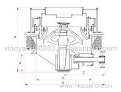 New cone crusher with CE and ISO certification (PYD2200)