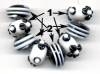 black and white rondelle lampwork glass beads