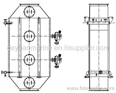 combined oil-fired exhaust-gas boiler