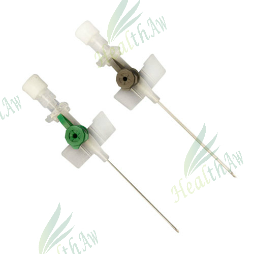 IV Cannula with injection port