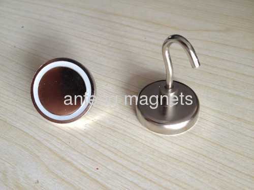 magnetic hook; magnet with thread hook