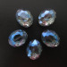 oval faceted Chinese cut crystal beads