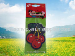 fruits paper car air freshener