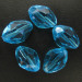 oval faceted Chinese cut crystal beads