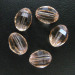 oval faceted Chinese cut crystal beads