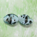 handmade twist lampwork glass beads