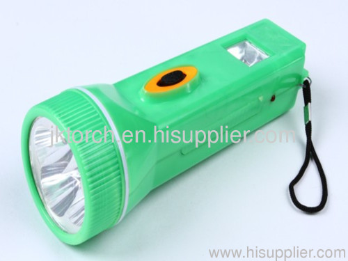 4LED high quality rechargeable plastic flashlight