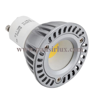 Fashion High lumen Lens 80 beam angle 3w COB Gu10 Led bulb Light Spotlight