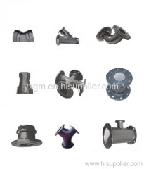 ductile iron pipe fittings