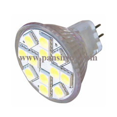 High quality High lumen lens 12SMD 5050 MR11 LED Spotlight bulb light Description