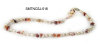 pearl color magnetic necklace Appendix beaded glass