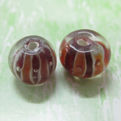 handmade watermelon lampwork glass beads