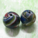 handmade round lampwork glass beads