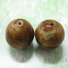 handmade lampwork beads imitate wooden style