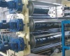 Unidirection and two-direction plastic earthwork grid production line