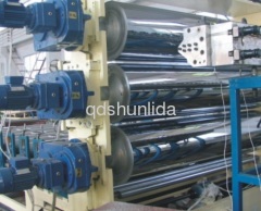 plastic earthwork grid production line