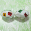 oval lampwork glass beads