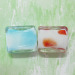 rectangle handmae lampwork glass beads