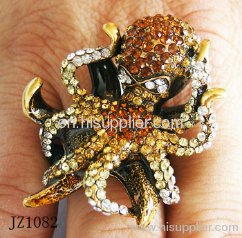 JZ1082 Animal Zinc Alloy Fashion Rings