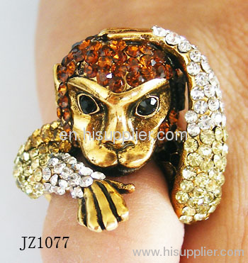 JZ1077 Monkey Type Zinc Alloy Rings