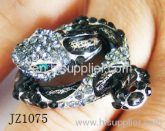 JZ1075 Snake Type Zinc Alloy Fashion Rings