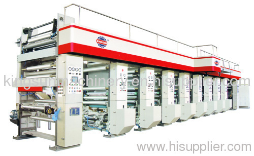 Computer control high speed rotogravure printing machine