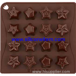 ChocoIate Star-Shapes Silicone Mold