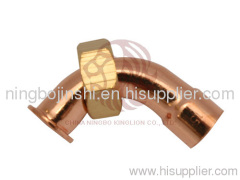 copper pipe Bent nut connect (flat neck) CXF1 d