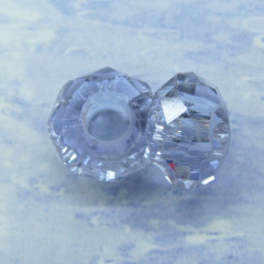 single color faceted crystal beads