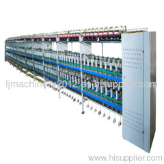 metallic yarn covering machine