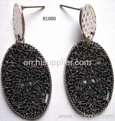 H1008 Classical Leaf Zinc Alloy Fashion Earrings