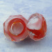 double color faceted crystal rondelle beads