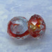 double color faceted crystal rondelle beads