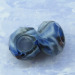 double color faceted crystal rondelle beads