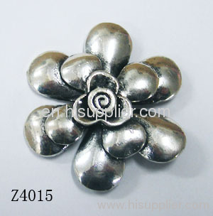 Z4015 Flower Shape Zinc Alloy Brooch Pin