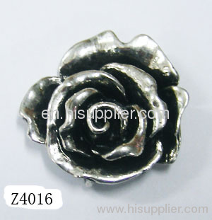 Z4016 Flower Shape Zinc Alloy Brooch Pin