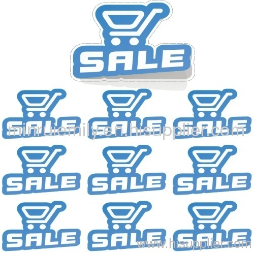 Custom promotional stickers for sale for supermarket